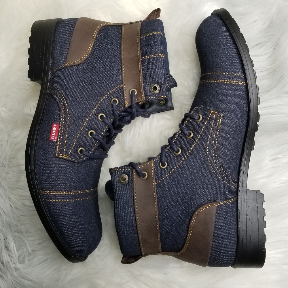 Levi's Denim Boots Men's Casual Comfort Boots